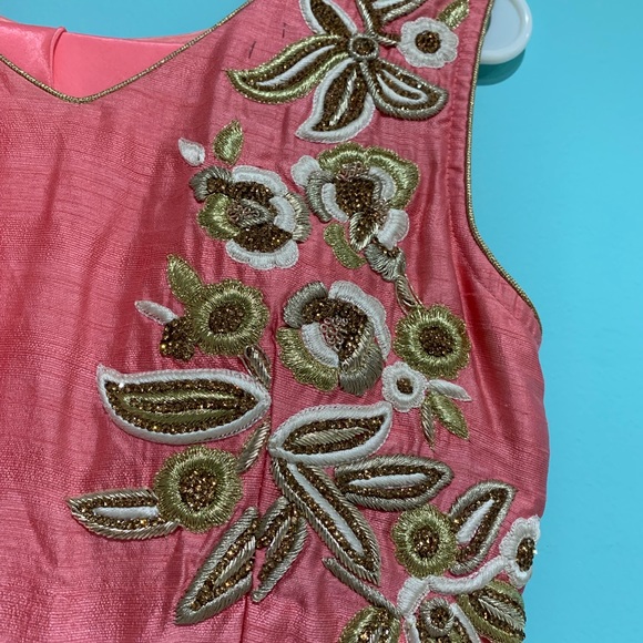 Designer wear Indian long frock - Picture 4 of 7